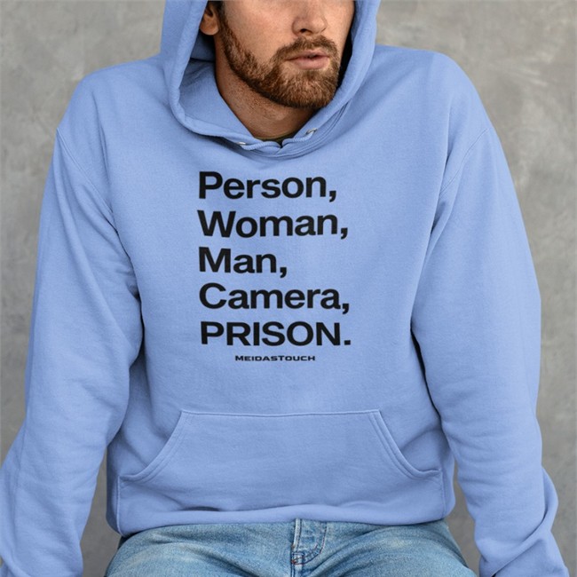 Person Woman Man Camera Prison Tee Shirt White Meidastouch Merch Meidastouch Person Woman Man Camera Prison Tee Shirt