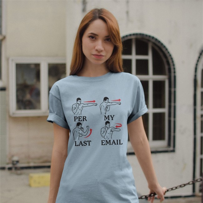 Famous In Real Life Per My Last Email Shirt White