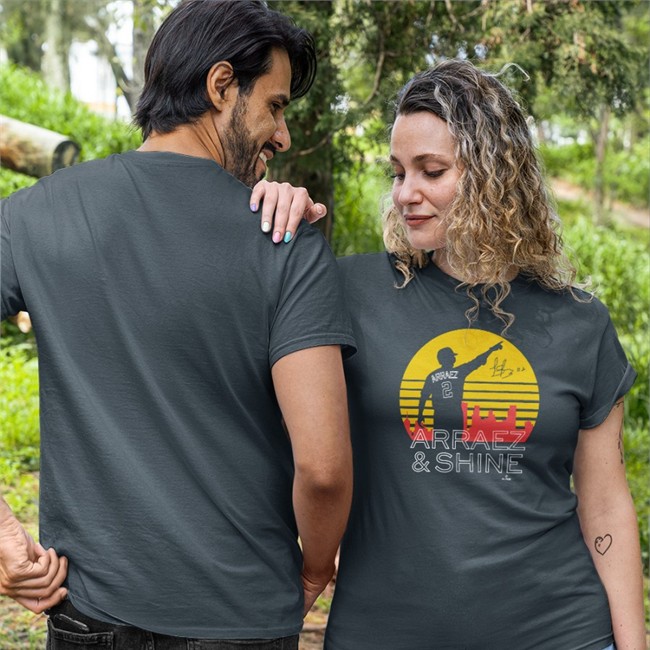 Arraez & Shine T Shirt Luis Arraez Bally Sports North Caleb Thielbar Caleb Thielbar Arraez & Shine Tee Shirt Luis Arraez Bally Sports North
