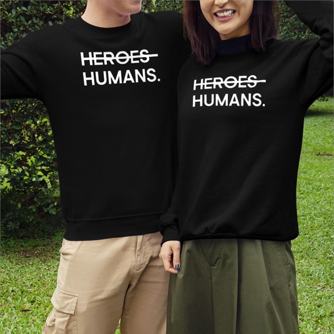 Heroes Humans Hoodie