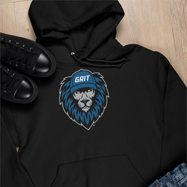 BreakingT Detroit Football Grit T Shirt Black