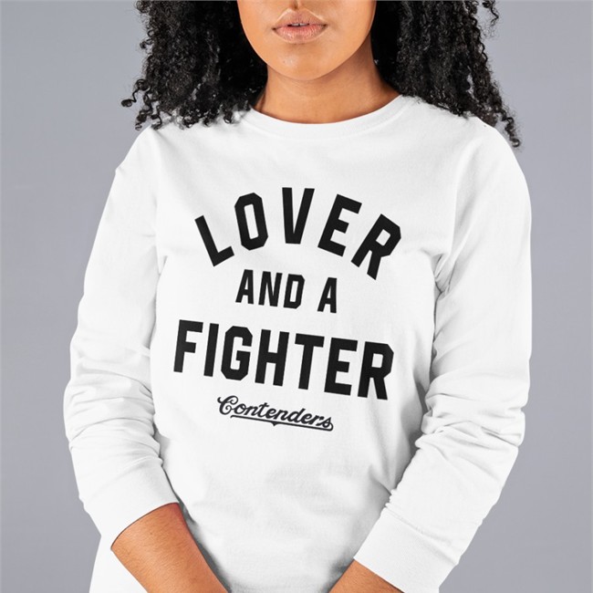 Lover And A Fighter Shirt Justin Preece Contenders Clothing Merch
