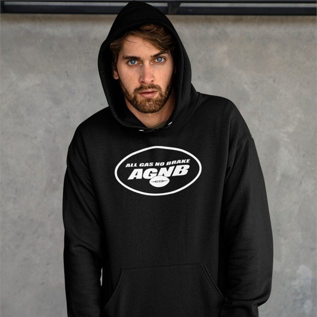 All Gas No Brake Agnb Hoodie Zach Wilson Jets Videos Alijah Vera Tucker New York Jets
