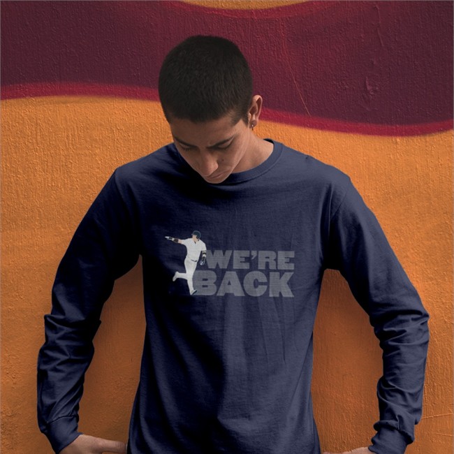 We're Back T Shirt Jomboymedia Shop Talkin' Yanks We're Back Tee