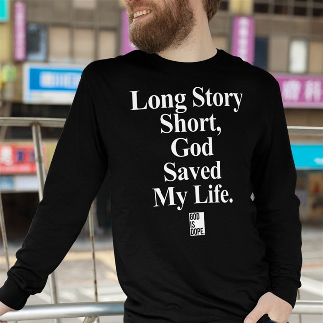 Yolett Mc Cuin Long Story Short God Saved My Life Shirt