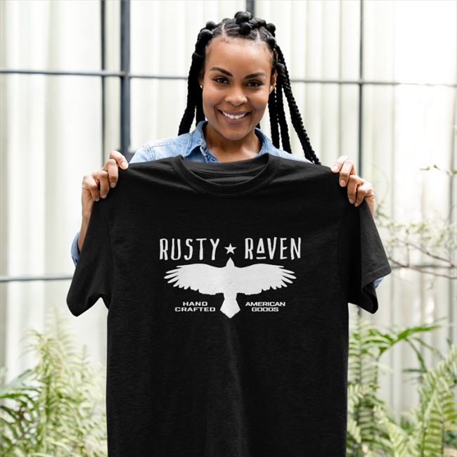 Rusty Raven Hand Crafted American Goods Shirts Rusty Raven Tee Hand Crafted American Goods