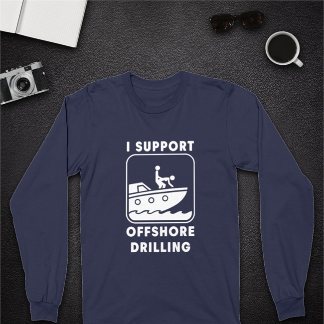 Boomer Core I Support Offshore Drilling Shirt I Support Offshore Drilling Tee Shirt Boomer Core