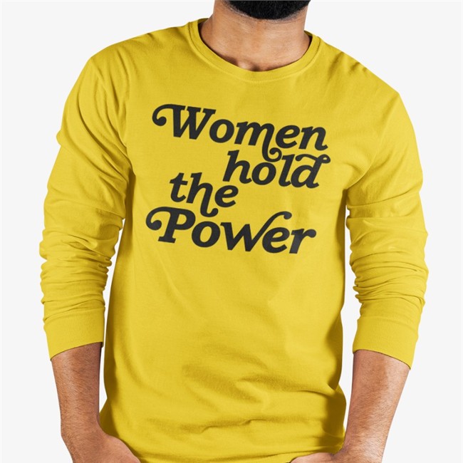 Women Hold The Power T Shirt White