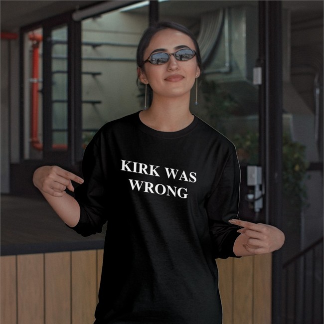 Barstool Sports Kirk Was Wrong Tee Black