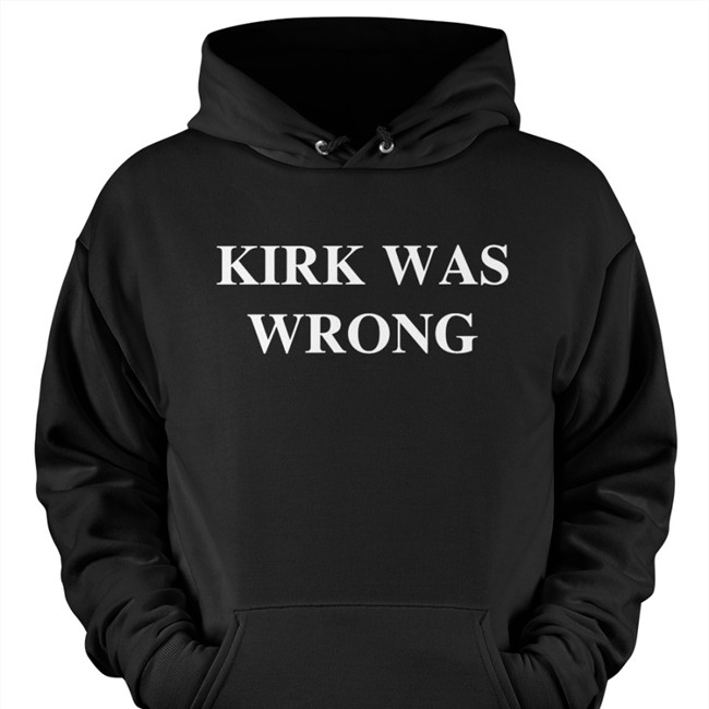 Barstool Sports Kirk Was Wrong Hoodie Black Barstool Sports Kirk Was Wrong Hoodie