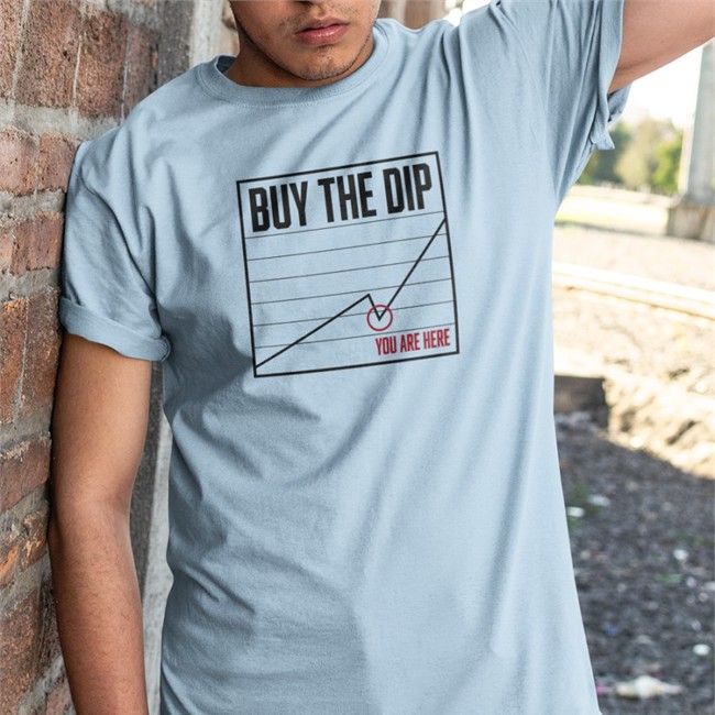 Bitcoin Buy The Dip You Are Here Long Sleeve Tee McShane Bitcoin Buy The Dip You Are Here V Neck T Shirt McShane