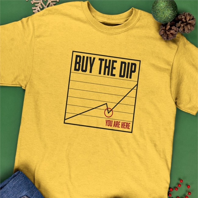 Bitcoin Buy The Dip You Are Here Long Sleeve Tee McShane Bitcoin Buy The Dip You Are Here Hoodie McShane