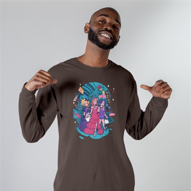 The Yetee Merch Hit The Town Sweatshirt NikaHeartley