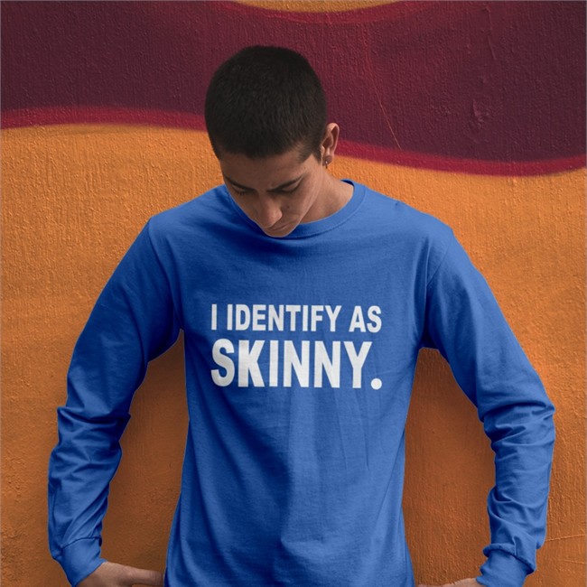 I Identify As Skinny Long Sleeve Tee Shirt Nikocado Avocado Merch I Identify As Skinny Shirt 2022