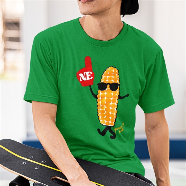 Paper Kite Shop Paper Kite Corn Onesie Tee Shirt Husker Volleyball