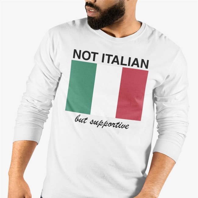 Not Italian But Supportive Tee Shirt Shithead Steve Merch Not Italian But Supportive Sweatshirt