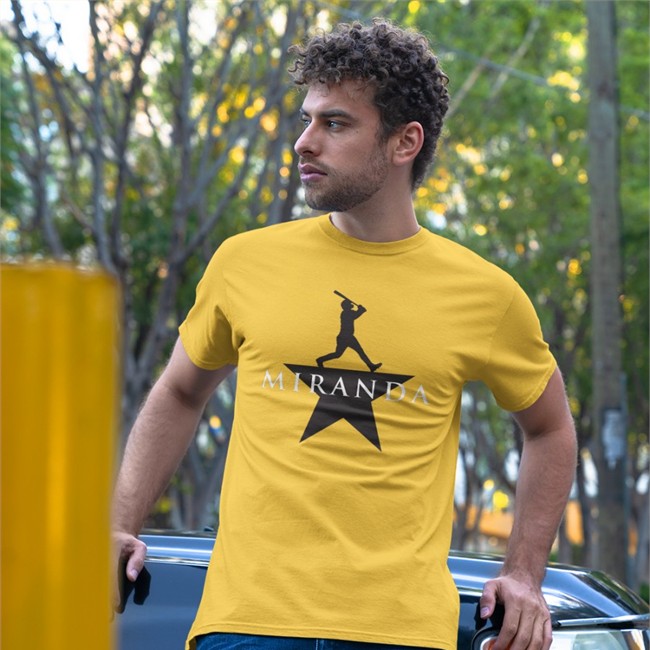 Fan Hq Store Jose Miranda Star Zip Up Hooded Aaron Gleeman Fan Hq Store Aaron Gleeman Jose Miranda Star Shirt Yellow