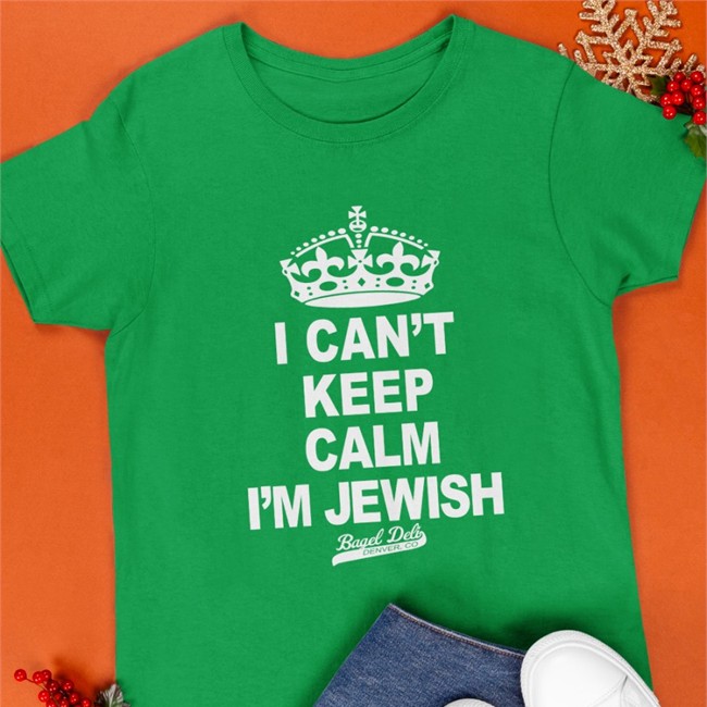 I Can't Keep Calm I'm Jewish Bagel Deli Denver Shirt Ryan Warner