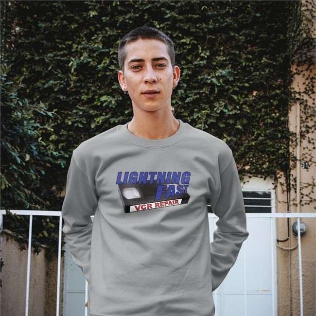 Red Letter Media Merch Lightning Fast Vcr Repair Hoodie Red Letter Media Merch Lightning Fast Vcr Repair Crewneck Sweatshirt