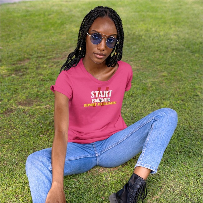 Start Rwanda Deport All Illegels Shirt Active Patriot