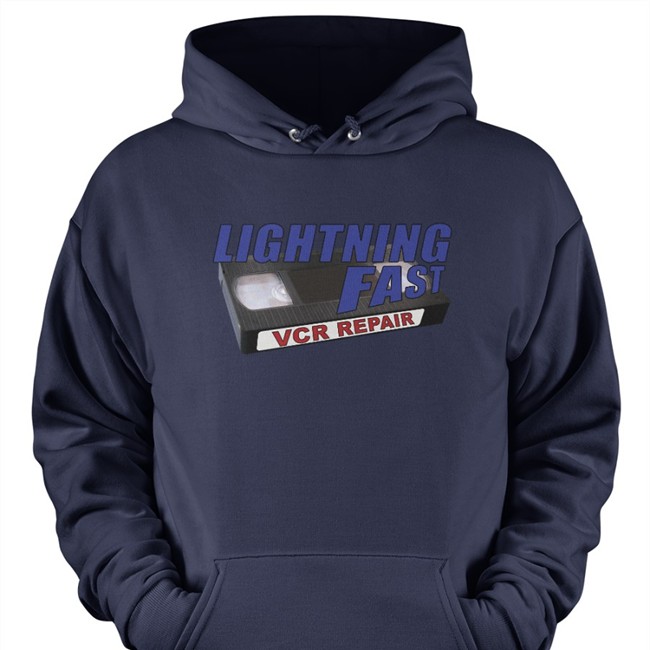 Red Letter Media Merch Lightning Fast Vcr Repair Hoodie Red Letter Media Merch Lightning Fast Vcr Repair Crewneck Sweatshirt
