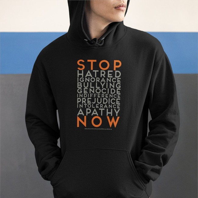 Stop Hatred Apathy Now T Shirt Stop Now Shirts