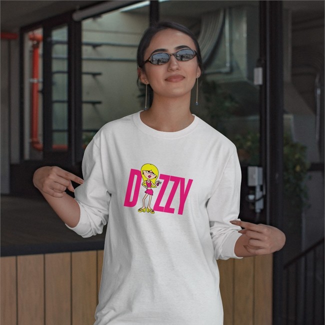 Dizzy Wine White Tee Tana Mongeau Tana Mongeau Merch Dizzy Wine White Tee Shirt