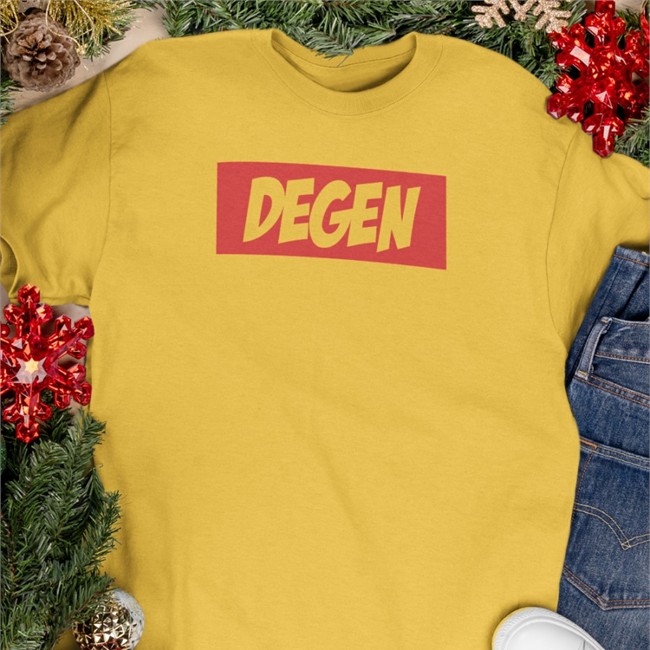 Degen Toonz Degen Box Hooded Sweatshirt Degen Toonz Degen Box Long Sleeve Shirt