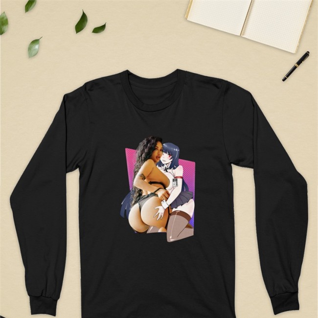 Yumeko X Ashley Black T Shirt Annjelife Yumeko X Ashley Black Tee Shirt Ashley Vee Merch