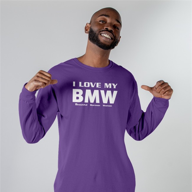 Shirts That Go Hard I Love My Bmw Beautiful Mormon Woman Shirt 2022