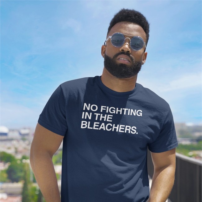 No Fighting In The Bleachers Shirt Royal Obvious Shirts Merch