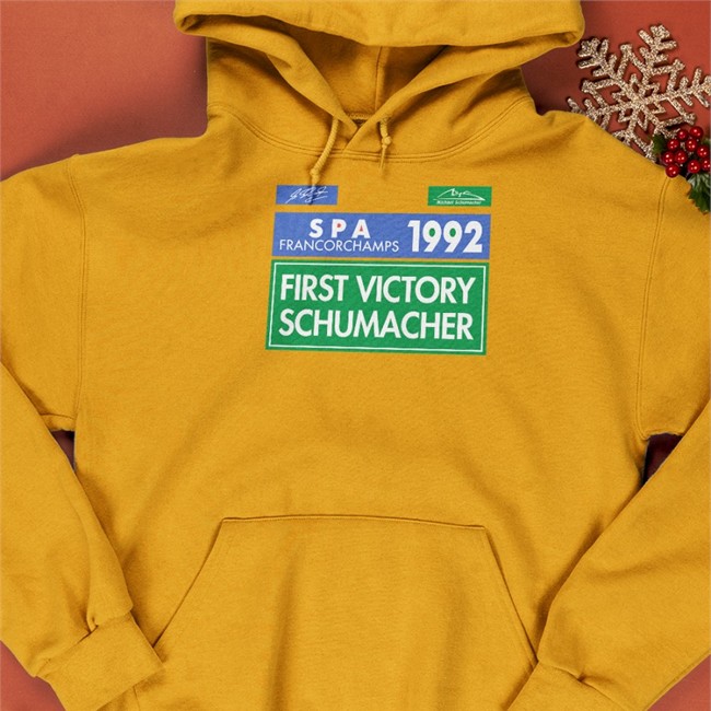 Michael Schumacher Shop Spa Francorchamps 1992 First Victory Schumacher Crewneck Sweatshirt Mick Schumacher Alison