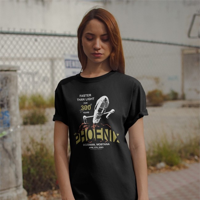 Faster Than Light For 300 Years The Phoenix Hoodie Titmouse Stuff Merch Faster Than Light For 300 Years The Phoenix Bozeman Montana April 5Th 2363 Sweatshirts LD S3 Grounded Mike McMahan Star Trek Lower Decks