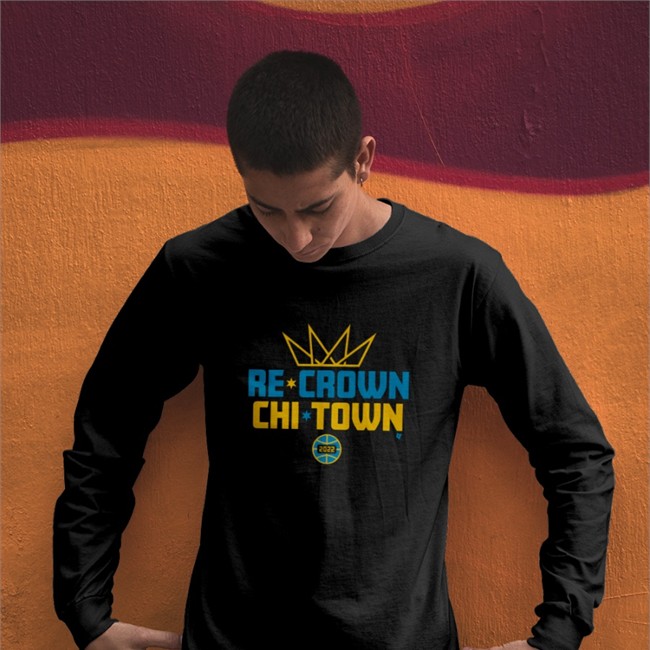 Breakingt Merch Re-Crown Chi-Town 2022 Long Sleeve Tee