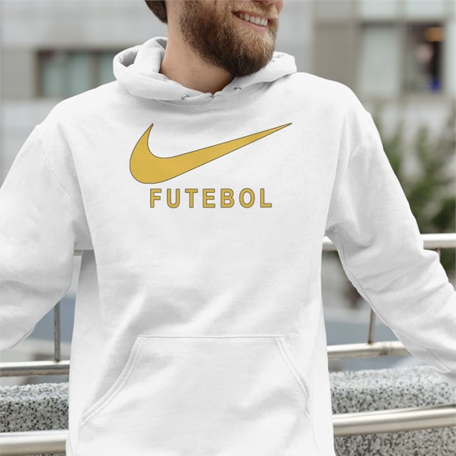 Futebol Long Sleeve White Futebol T Shirt White