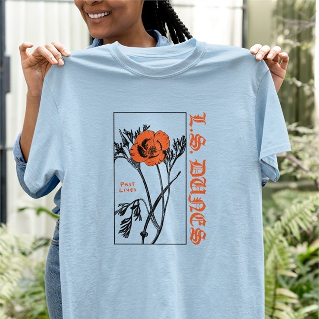 Past Lives Flower Shirt Ls Dunes LS Dunes Store Past Lives Flower Hooded Sweatshirt Glossveins