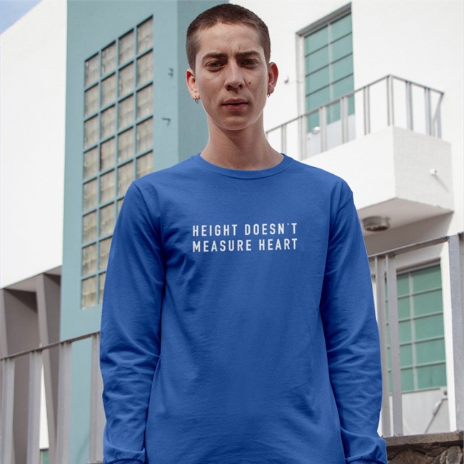 Hdmh Apparel Merch Height Doesn't Measure Heart Spellout Hoodie