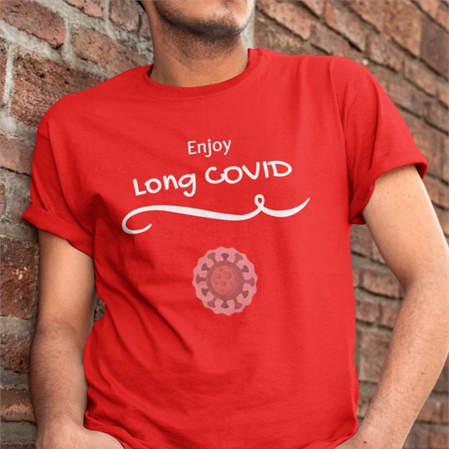 Enjoy Long Covid Tee Prof Cynthia Doença LongCovid Enjoy Long Covid Hooded Sweatshirt