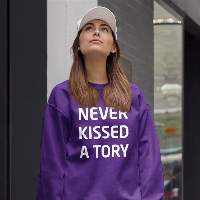 Lucy Powell MP Never Kissed A Tory Tee Shirt Manchester Pride