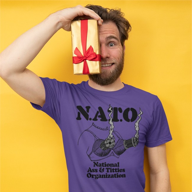 Shirts That Go Hard Nato National Ass And Titties Organization Shirt