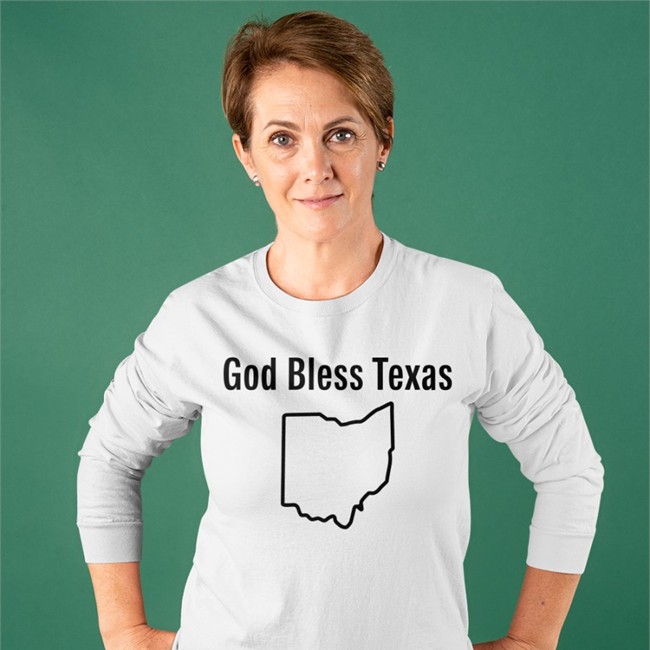Shirts That Go Hard Lucca International Merch God Bless Texas Ohio T Shirt
