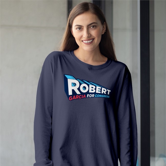 White Robert Garcia For Congress Tee Shirt Robert Garcia Merch Robert Garcia Merch Robert Garcia For Congress Logo Tee