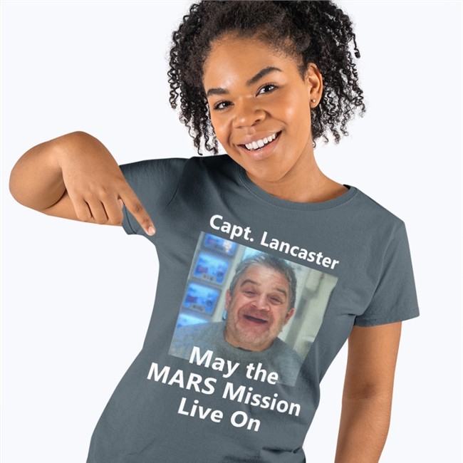 Patton Oswalt Capt Lancaster May The Mars Mission Live On Tee Shirt Space Force