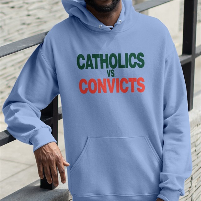 Super 70s Sports Merch Catholics Vs Convicts T Shirt