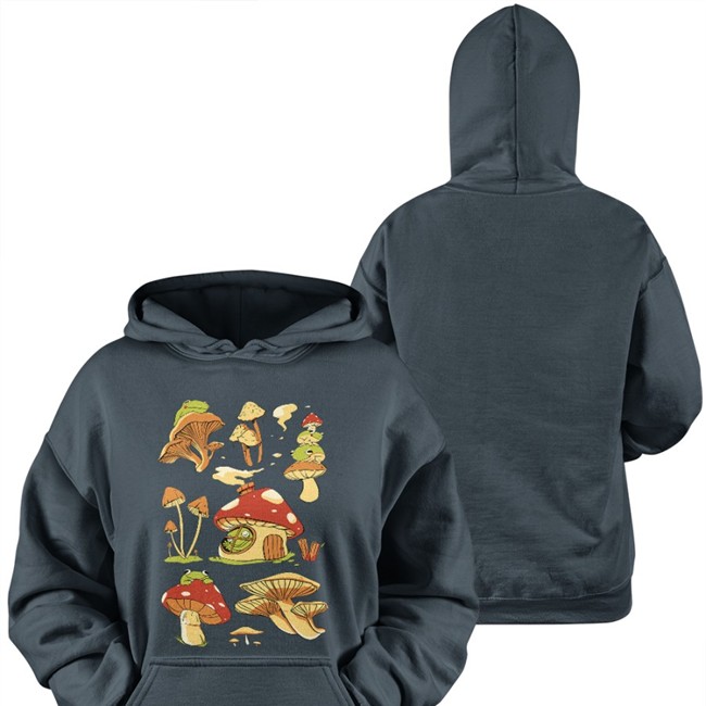 Black Boomerna Merch Boomerna Mushroom Tee Shirt