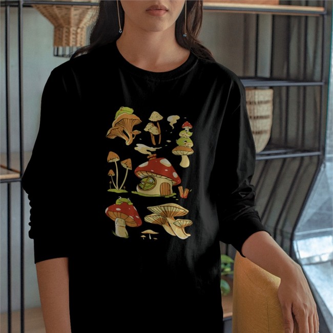 Boomerna Merch Boomerna Mushroom Tee Black Boomerna Mushroom Tee Shirt Boomerna Merch