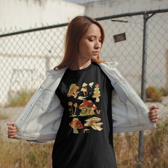 Boomerna Merch Boomerna Mushroom Tee Boomerna Mushroom Long Sleeve Shirt Boomerna Merch