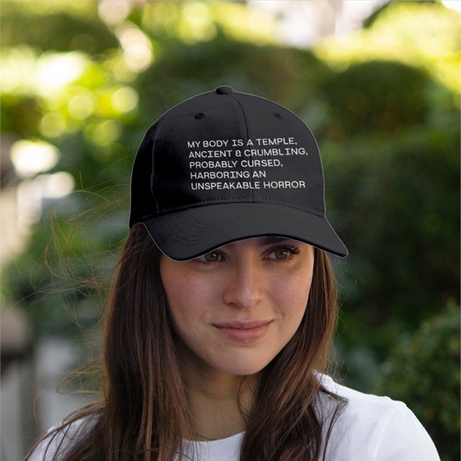 Void Merch My Body Is A Temple Ancient & Crumbling T Shirt Black Void Merch My Body Is A Temple Ancient & Crumbling Probably Cursed Harboring An Unspeakable Horror Tee Shirt