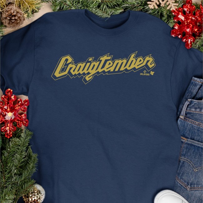 BreakingT Craig Counsell Craigtember Hats Navy