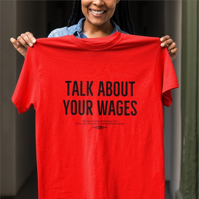 Jorts And Jean Talk About Your Wages Union Bug Recursion Shirt Solidarity Superstore Merch